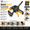 VorTelyn™ One-Hand Clamp Fast-Lock Trigger Clamp for DIY & Workshop Projects