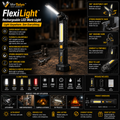 VorTelyn™ LED Work Light Rechargeable Magnetic COB Work Light